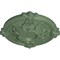 Ekena Millwork Hamilton Ceiling Medallion (Fits Canopies up to 3 3/4"), 17 3/8"OD x 1 3/4"P, Athenian Green CM17HAAGF - alternate 2